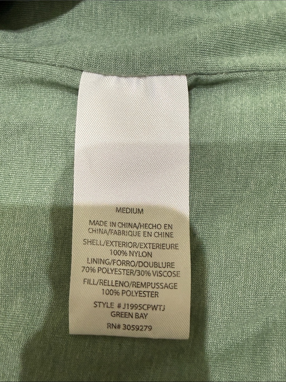 Thread & Supply Women’s Green Bay Quilted Puffer cropped vest  Size Medium - Picture 5 of 5
